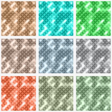 Basit öðeler ile Seamless modeli. Vektör