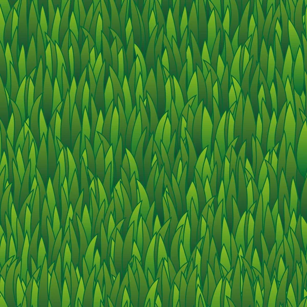 원활한 잔디 패턴, 잔디 자연 그림 벽지에 대 한 — 스톡 벡터
