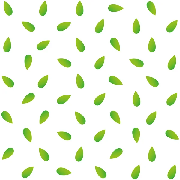 Sans couture avec motif de feuille vert ECO. Design organique — Image vectorielle