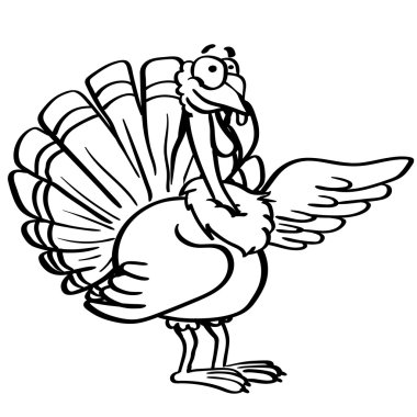 Anahat karikatür Türkiye beyaz arka plan üzerinde bir gülümseme ile boyama