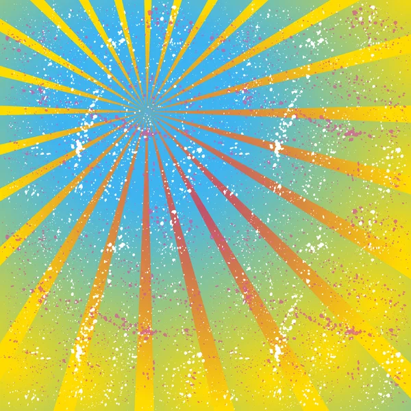 Líneas radiantes, convergentes, rayos. Explosión de estrella brillante, fondo de explosión de sol — Archivo Imágenes Vectoriales