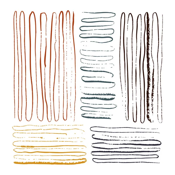 白で区切られたベクトル抽象的な手作りのグラフィック要素装飾 招待状 ポスター カード ファブリック — ストックベクタ