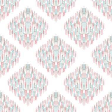 Damask kızlar ve erkekler için kusursuz bir model. Barok süsü. Lüks suluboya moda. Eski usul antika