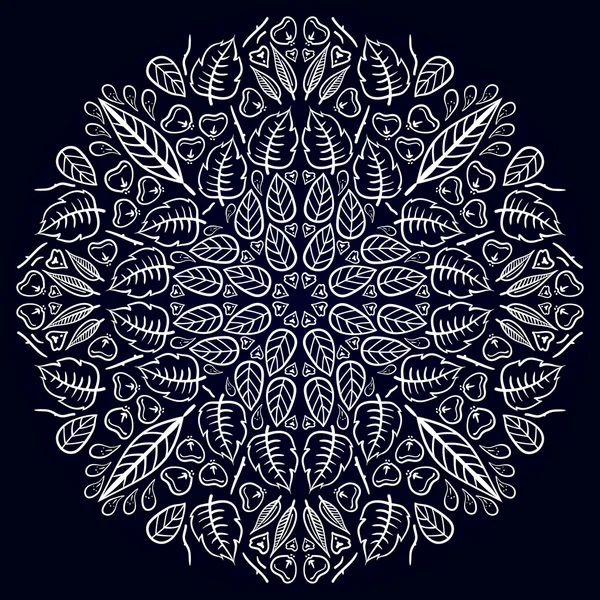 Mandala. yuvarlak süsleme desen