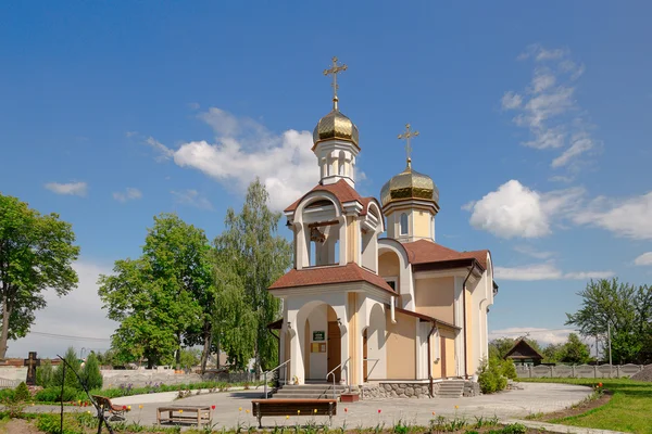 Kyrkan av St Nicholas i byn Romanowicz Gomel district, Vitryssland. — Stockfoto