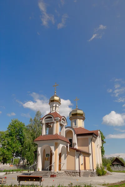 Iglesia de San Nicolás en la aldea Romanowicz Gomel distrito, Bielorrusia . — Foto de Stock