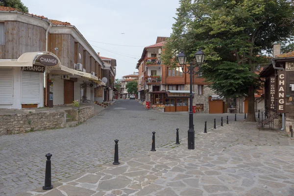 ネセバル、ブルガリア、Juny 20 2016年: 建築ソリューション ネセバルの古い建物。住宅地. — ストック写真