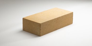 Tuğla beton farklı renklerde düz. Beyaz bir arka plan üzerinde