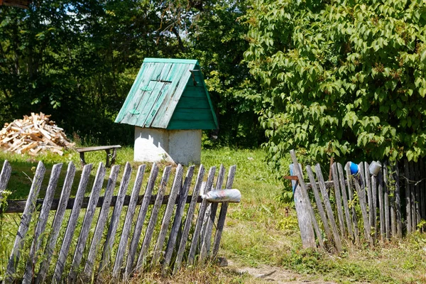 Vecchia Casa Abbandonata Nel Villaggio Bielorussia 2020 — Foto Stock