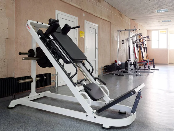 Sports Fitness Room Sports Equipment Exercise Equipment 2021 Stock Picture