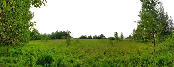 Панорама Земельного Участка Строительство Дома 2021 — стоковое фото