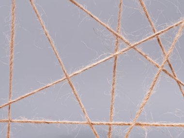 Gri arkaplan 2021 üzerinde kaba ağ örümceği ağları