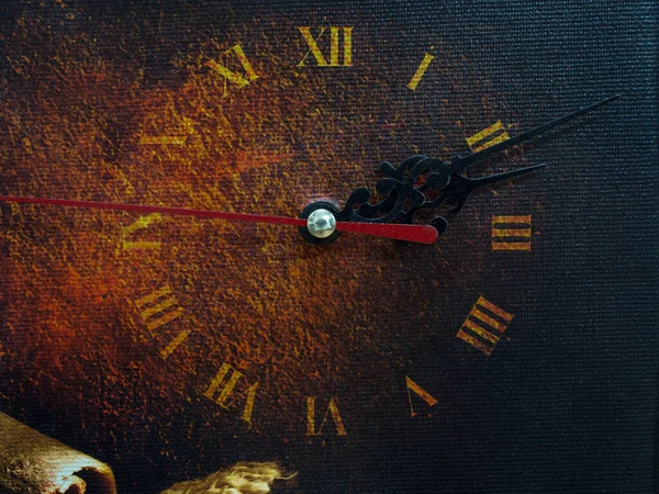 Viejo Reloj Con Manecillas Cuenta Hora 2021 — Foto de Stock