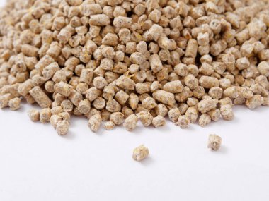 2021 'deki küçük granüllerdeki hayvanlar için organik yem