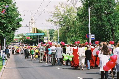 Gomel - 9 Mayıs: zafer 60 yıl