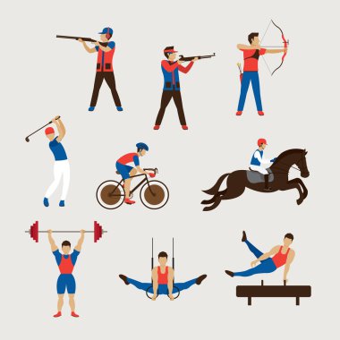 Spor sporcu, erkekler ayarla