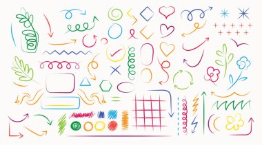 Ok, Şekil, Fırça Biçimli El Çizimi, Tasarım Elementleri, Süsleme ve Dekorasyon