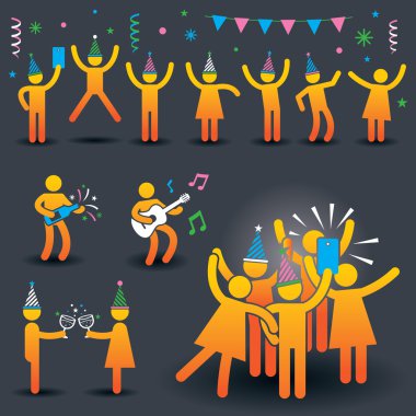 Parti insanları sembolleri