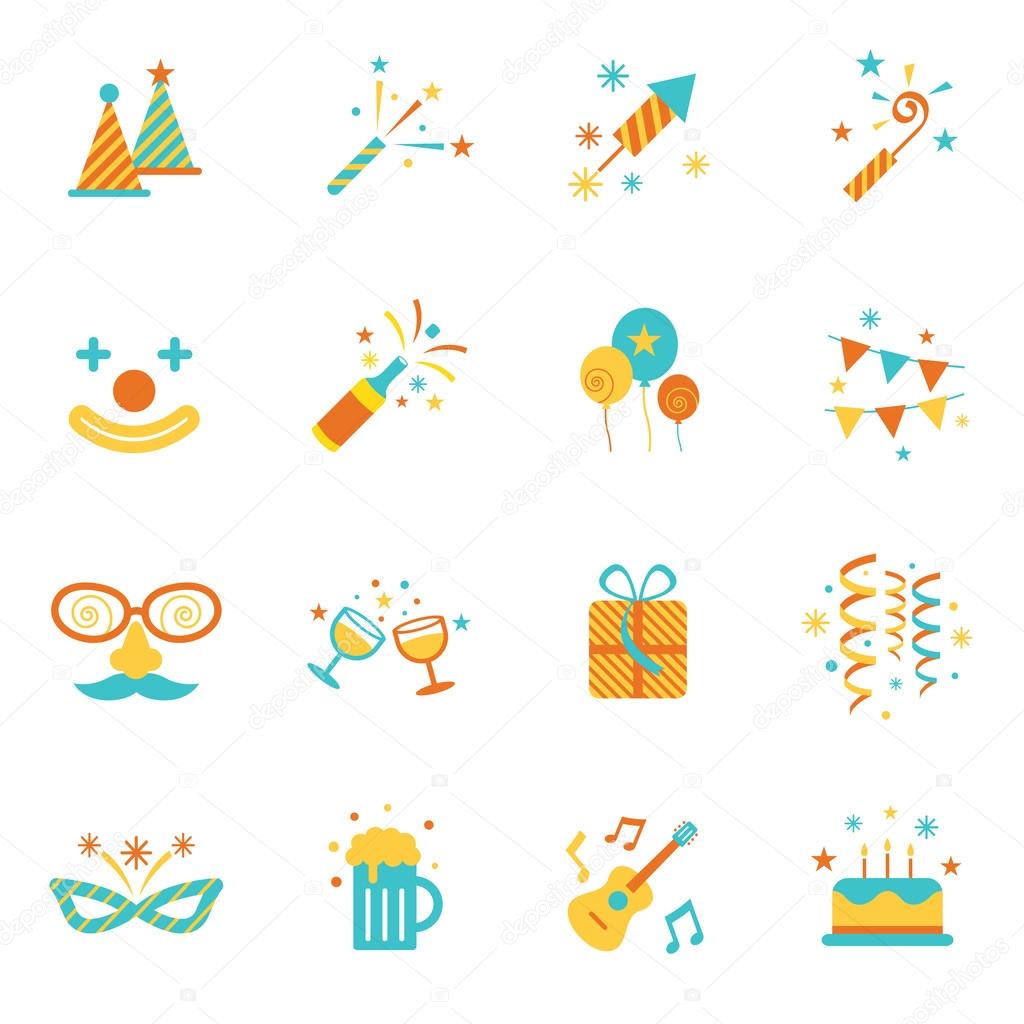Icons Set : Party Objects