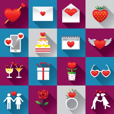 Icons Set: Nesneleri seviyorum