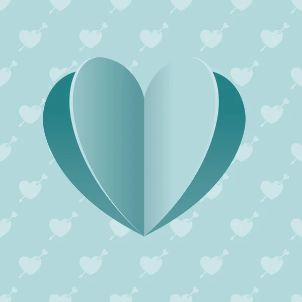 Καρδιά σχήμα υπόβαθρο (φόντο χωρίς ραφή πρότυπο) — Διανυσματικό Αρχείο