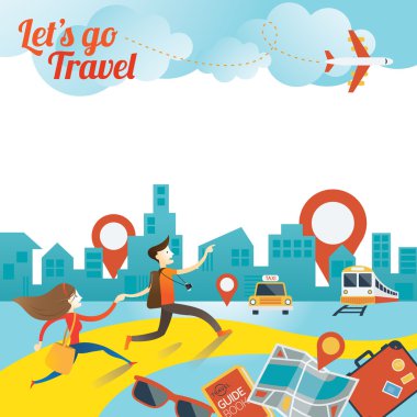 Couple run to City Travel