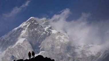 Mount Nuptse, Himalaya, Timelapse parkur