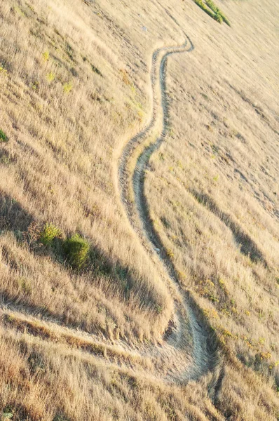 场路的鸟瞰图 — 图库照片