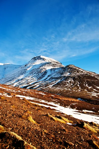 Isländska fjordar landskap — Stockfoto