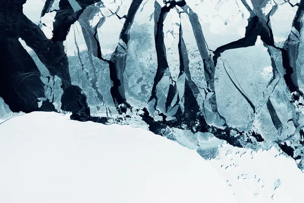 Glaciers of Greenland. Some graphics are provided by NASA. — Zdjęcie stockowe