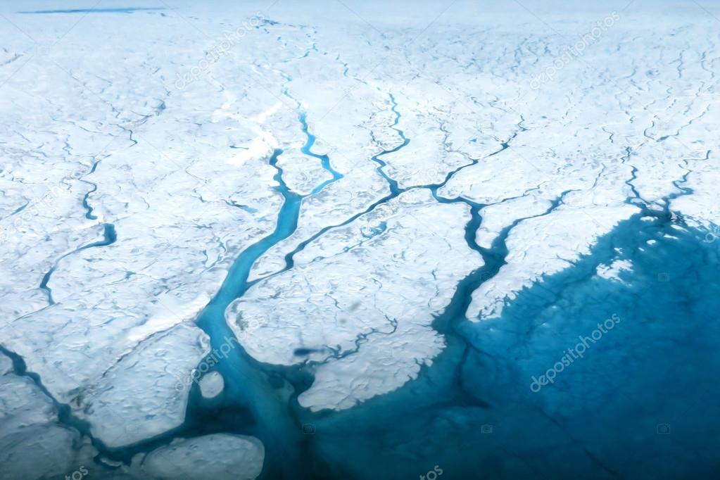 Glaciers of Greenland. Some graphics are provided by NASA.