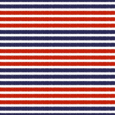 Seamless horizontal stripes fabric pattern clipart