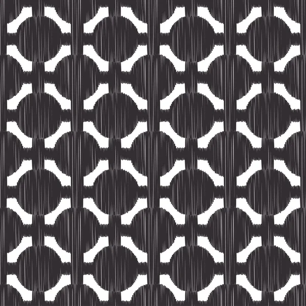 Modello di maglia a cerchio geometrico senza cuciture — Vettoriale Stock