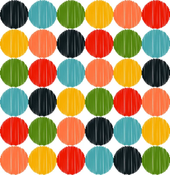 Circles dots pattern — Stock Vector