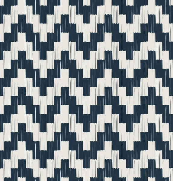 Padrão sem costura onda de pixel zig zag chevron — Vetor de Stock