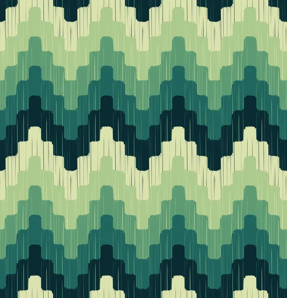 Sömlös pixel vågmönster zig zag chevron — Stock vektor