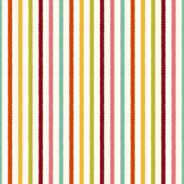 Seamless vertical stripes fabric pattern — Stock Vector