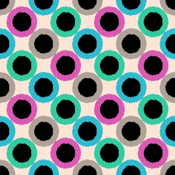 Modèle de cercles de points — Image vectorielle