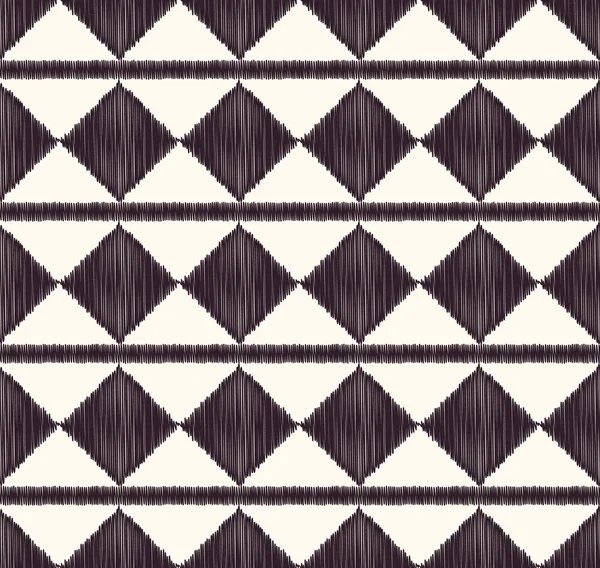 Sömlös tyg geometriska mönster — Stock vektor