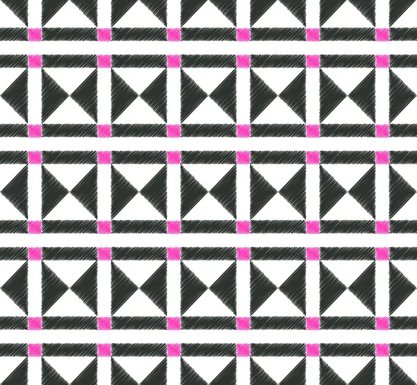 Bezešvé tkaniny geometrický vzor — Stockový vektor