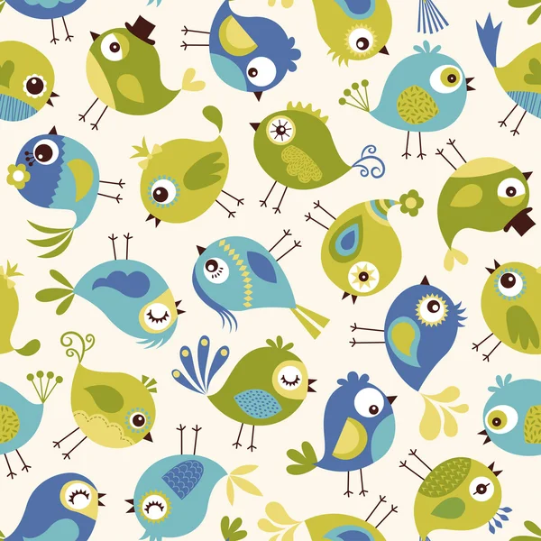 Birds pattern — Stock Vector