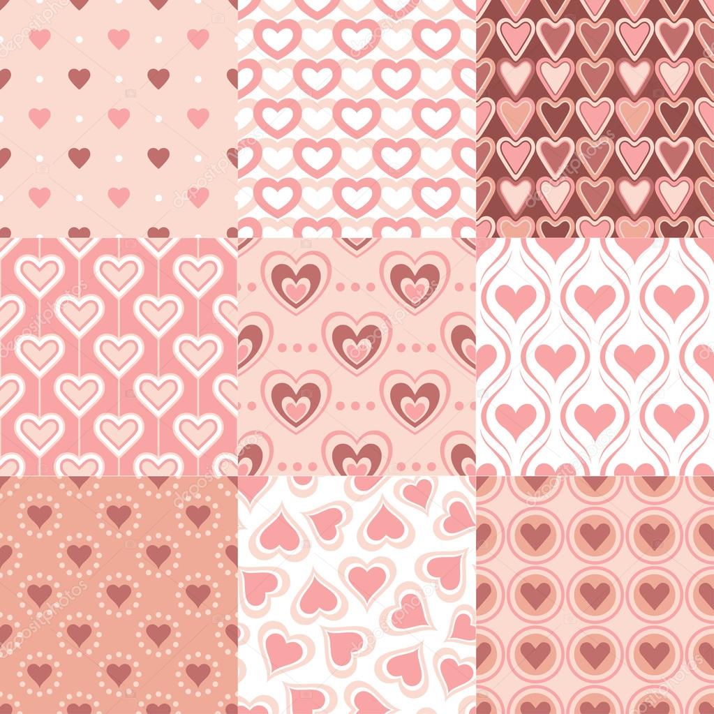 Hearts patterns