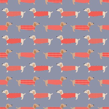 Dachshund köpekler desen