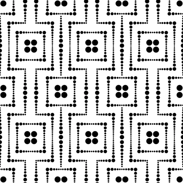 Patrón de puntos blanco y negro — Archivo Imágenes Vectoriales