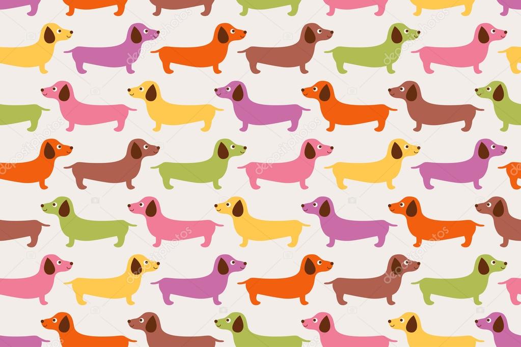 Cute dogs pattern