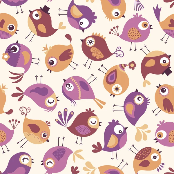 Birds pattern — Stock Vector