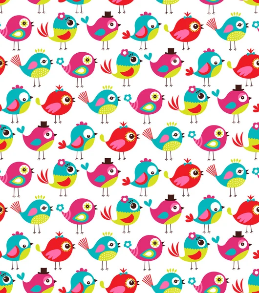 Birds pattern — Stock Vector