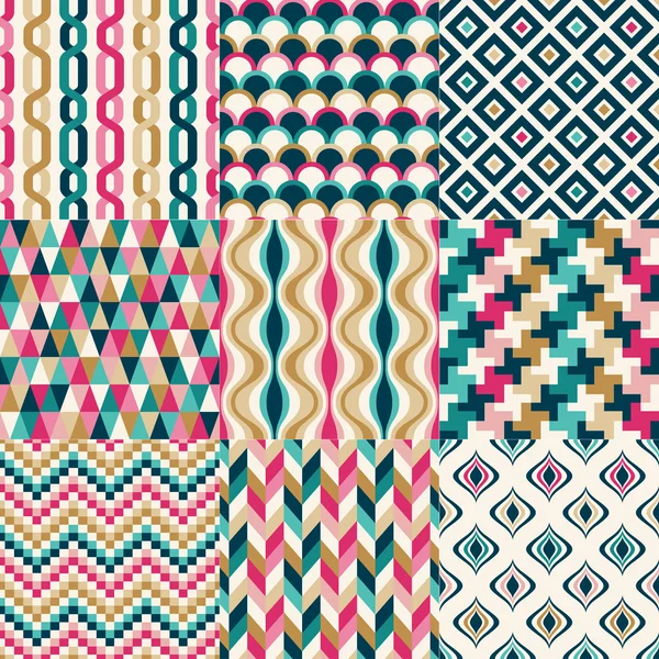 Naadloze kleurrijke abstracte geometrische patroon Stockvector