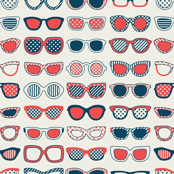 Sunglasses pattern — Stock Vector