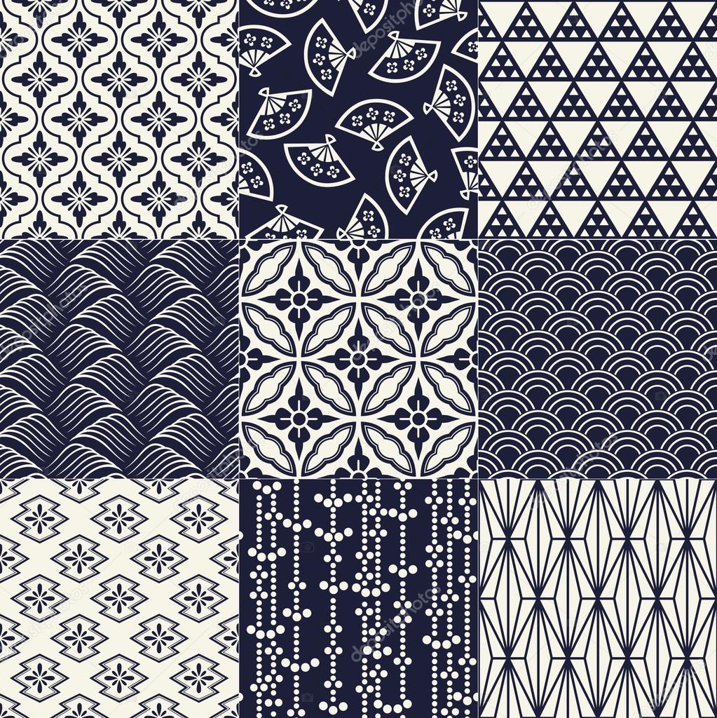 Japanese mesh pattern Stock Vector Image by ©kidstudio852 #64495905